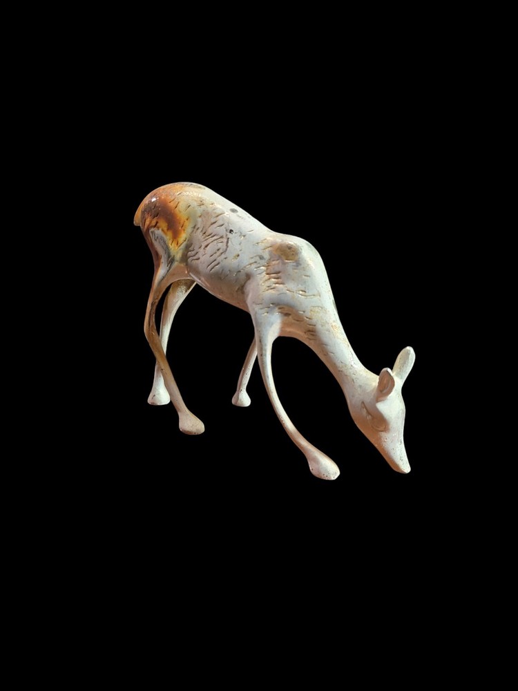 Rare Vintage Brass Deer