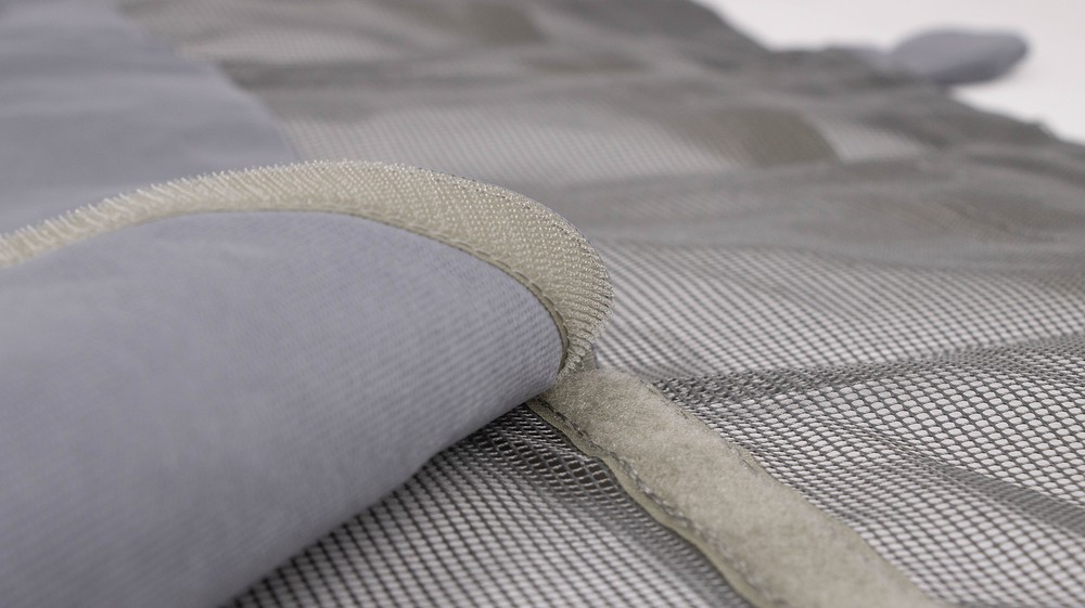 Toy Hauler Screen Door for Steel Frame Ramp Doors Up to 90 inch Tall with tape