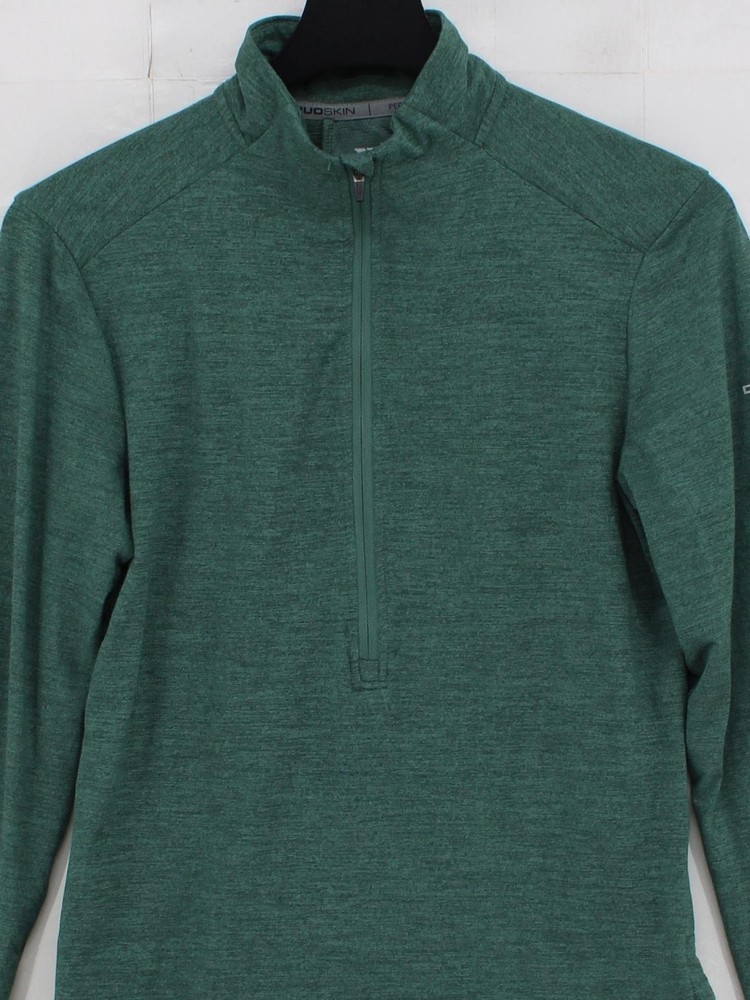 Trespass Men's Loungewear S Green Polyester with Elastane Mock Neck Basic