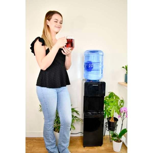 Frigidaire, Hot/Cold Water Cooler, Top Load, Black