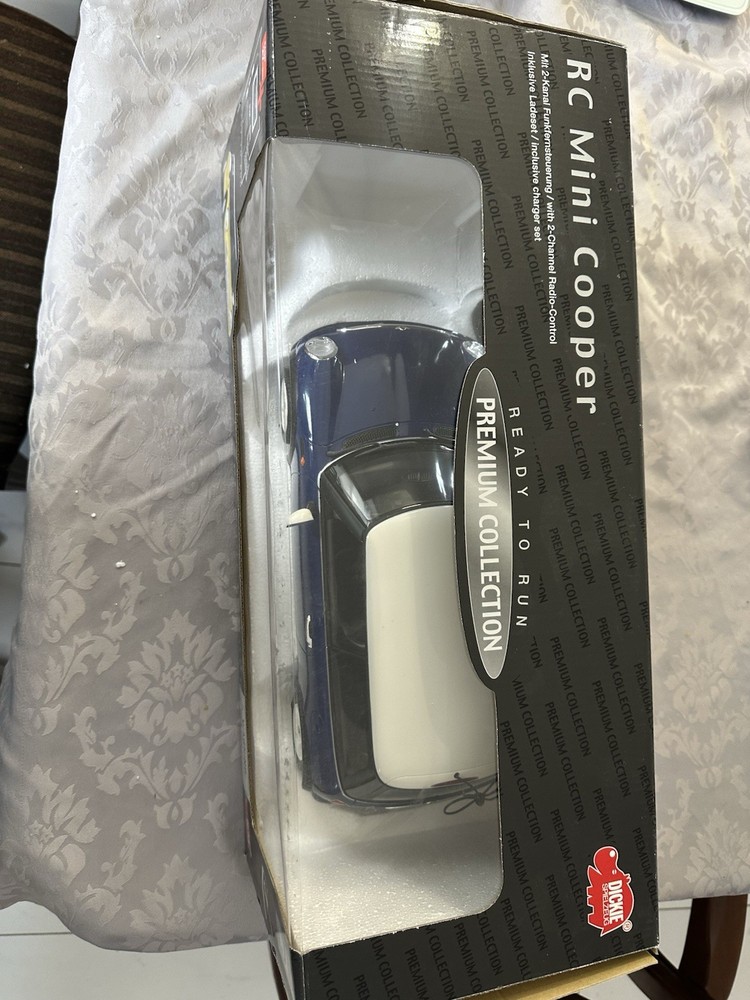 Mini Cooper RC Car Blue And White No remote control