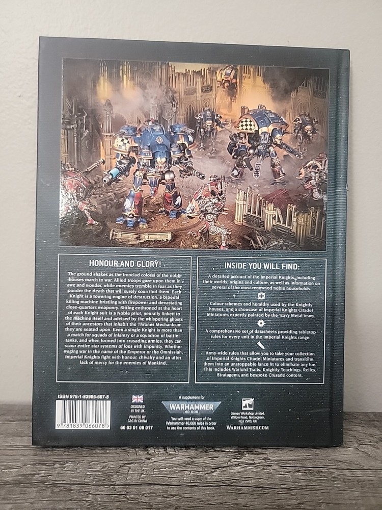 Games Workshop Warhammer 40K Imperial Knights Codex