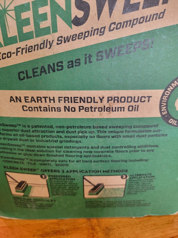 Kleen Sweep Sweeping Compound - 50-Lb. Box Kleen Products