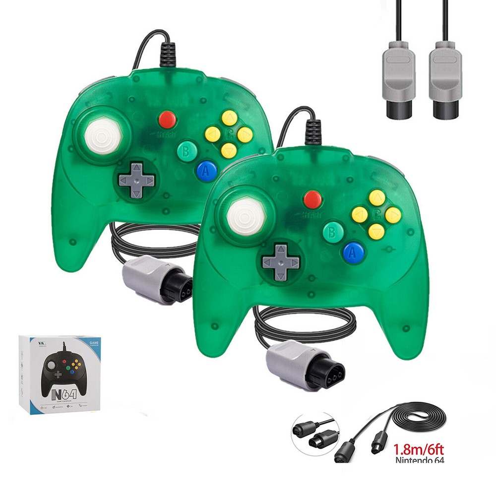 Mini N64 Controller Wired Game Controller Joystick for Nintendo N64 Console Game