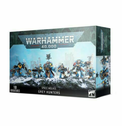 Games Workshop Warhammer 40K Space Marines Space Wolves Pack Grey Hunters