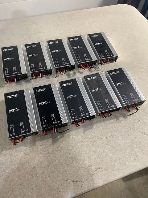 Lot of 10 -- Kings MPPT Solar Panel Charge Controllers -- UNTESTED!