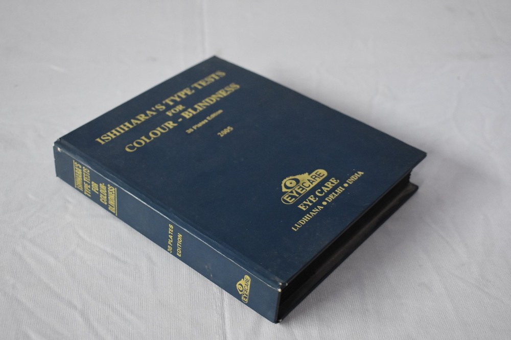 38 Plate Ishihara Test Book for Color Blindness Testing