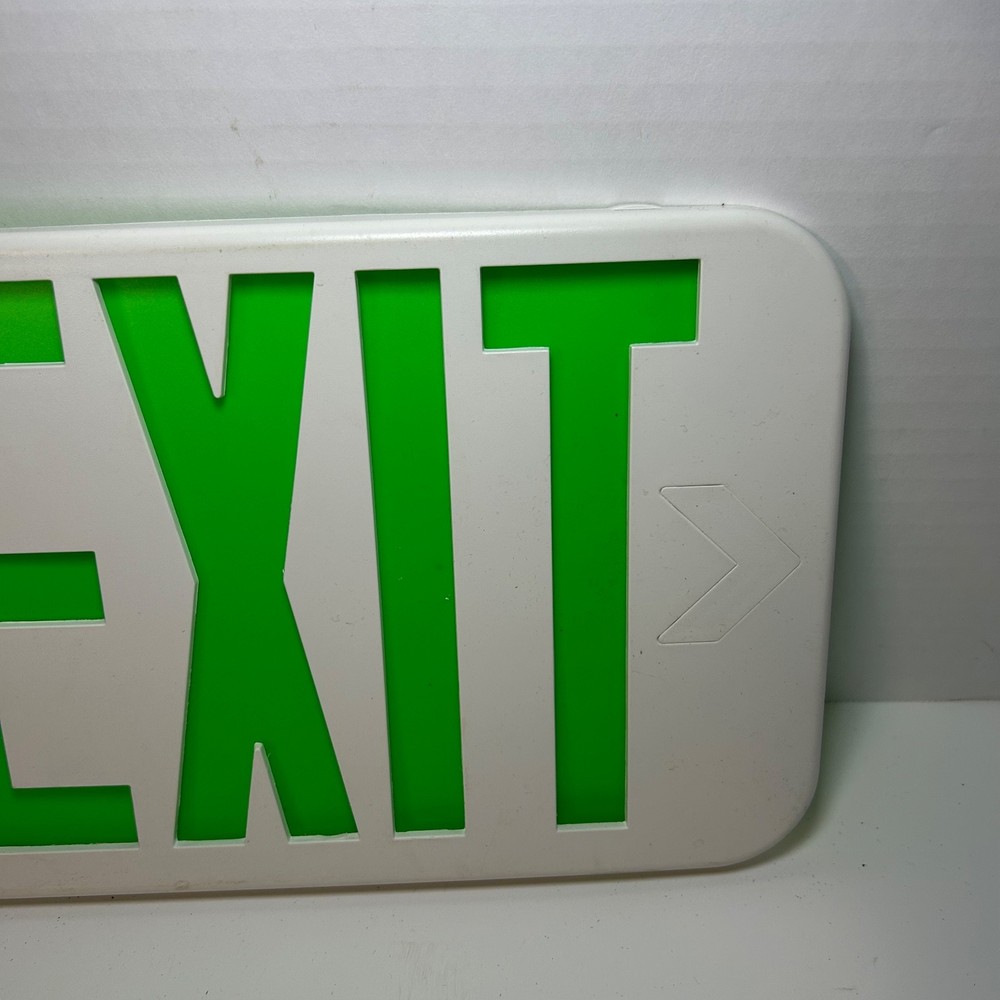 Lithonia Lighting Green Emergency Exit Sign Cover Only