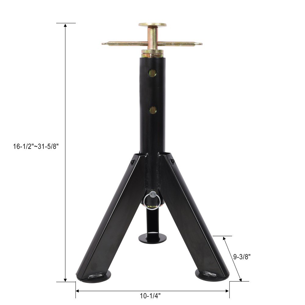 2pcs RV Adjustable Telescoping Stabilizer Jack Stand Supports Stabilizer Jacks