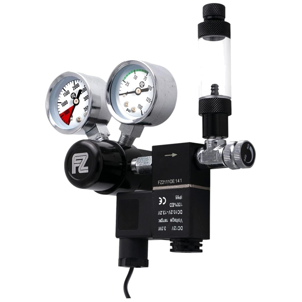Advanced CO2 Regulator for Aquariums: Split-Type Solenoid with  & Tools