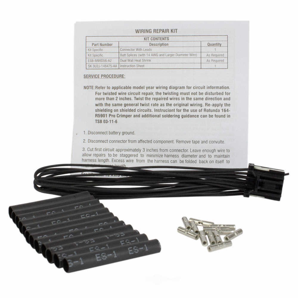 Parking Aid Sensor Connector Motorcraft WPT-1401