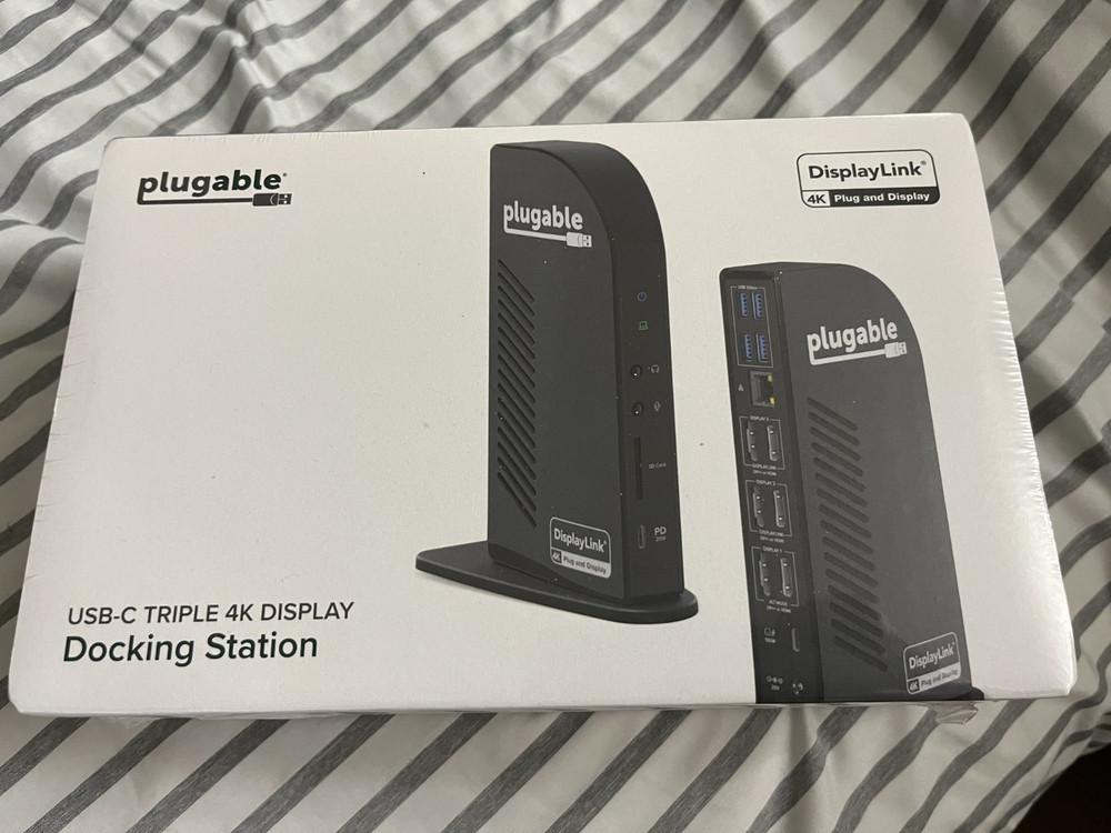 Plugable UDULTC4K USB-C 4K Triple Display Docking Station