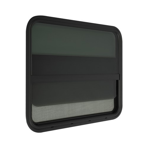 RV Rectangular Window Vertical Slide Window Venting Window Clip-on Mounting