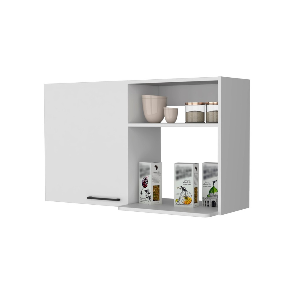 Oklahoma 2 Wall Cabinet, 2 Door Stackable Wall Mounted Storage Cabinet with 2