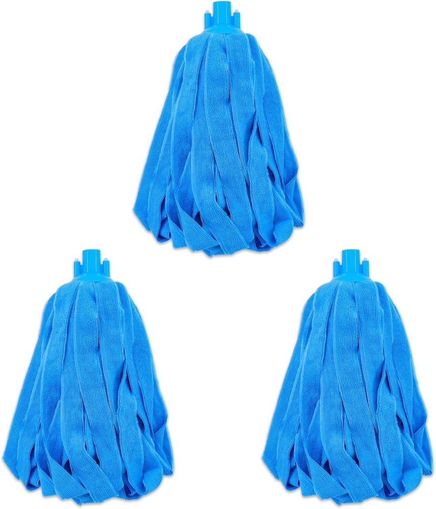 Microfiber Cloth String Mop Head Refill, Loop End Screw On Mop Head