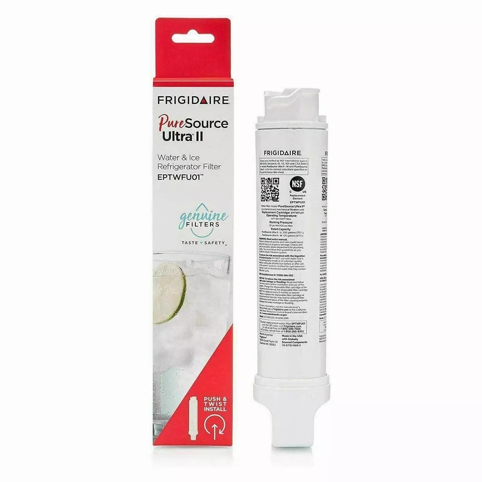 1 PACK Frigidaire EPTWFU01 Pure Source Ultra II Refrigerator Water Filter NEW
