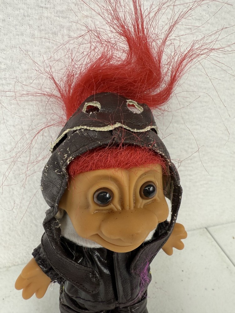 Russ " Troll Bomber Pilot Costume With Shoes, Hat, red