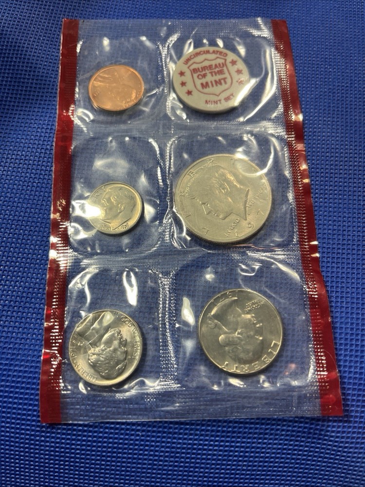 Uncirculated 1971 Denver Mint 5 Coins