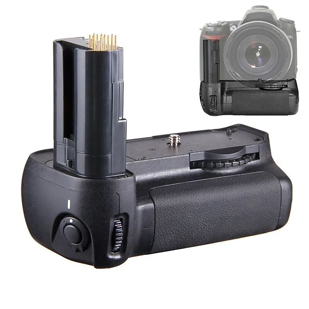 Durable ABS Vertical Multi Power Battery Grip Pack For Nikon D80 D90 SLR Camera