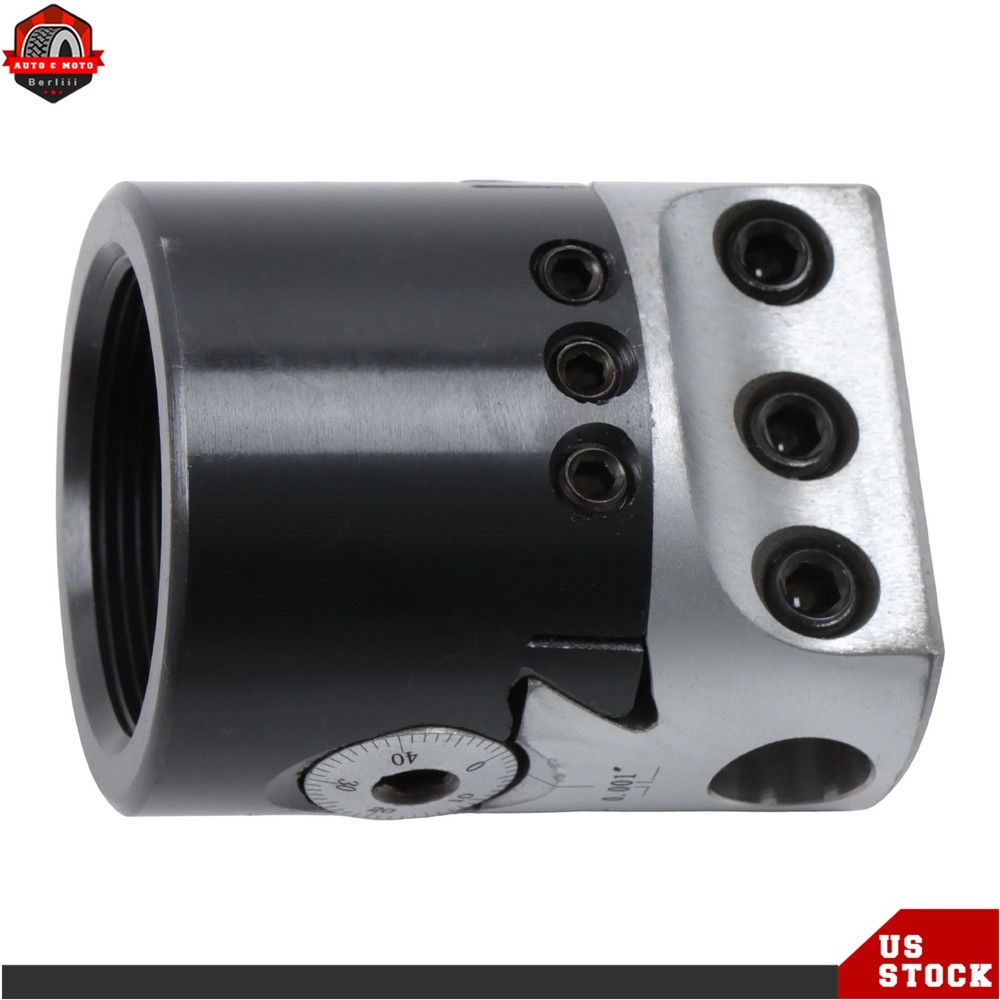2" High Precision Threaded Boring Head 1-1/2-18" Thread Mount 1/2" Hole Size