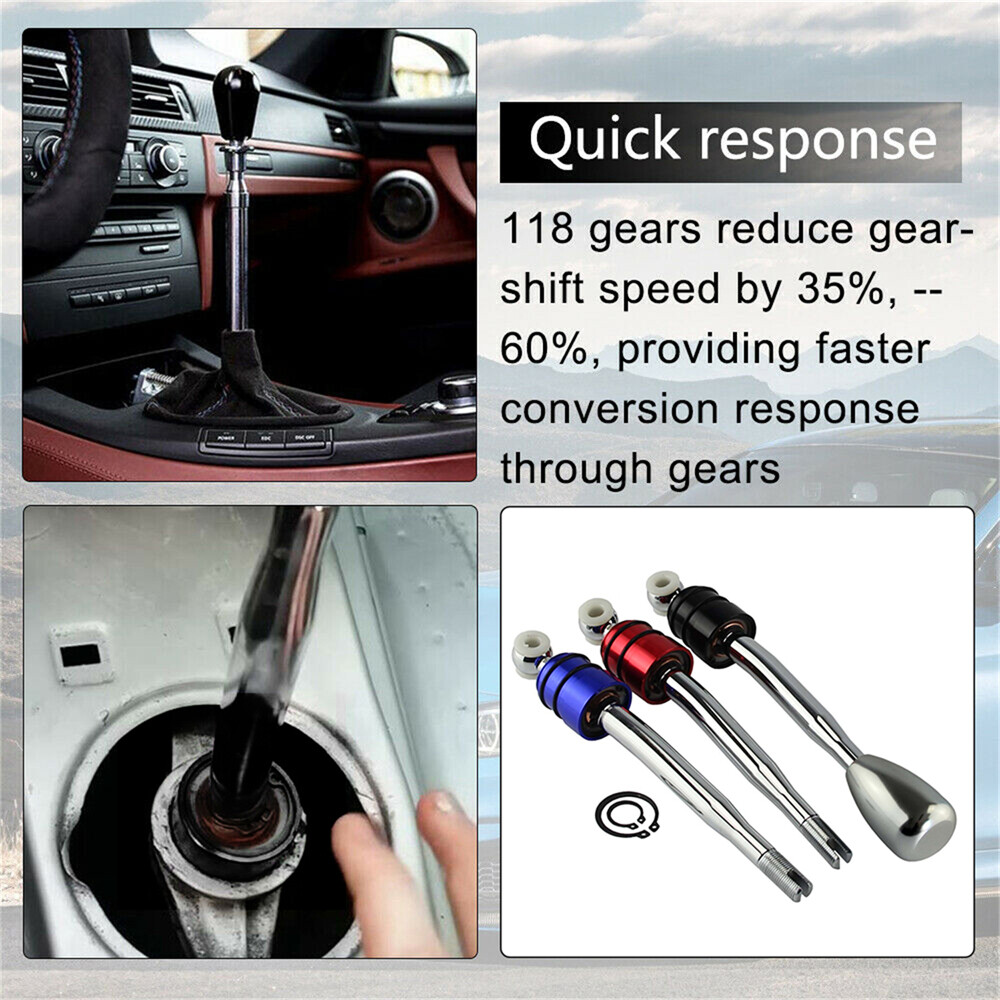 Quick Shift Short Throw Shifter & Knob For BMW E30 E36 E39 E46 M3 M5 3/5 Series