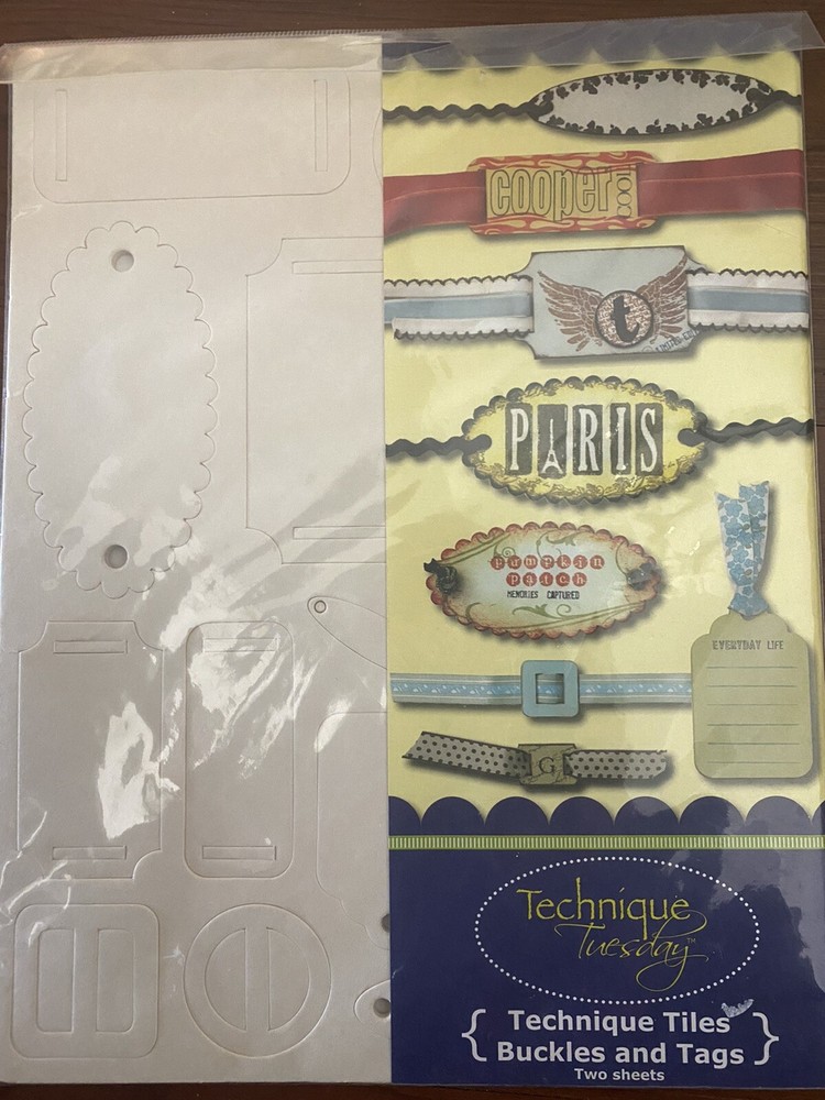 Technique Tuesday Tiles Buckles And Tags Two Sheet Pack