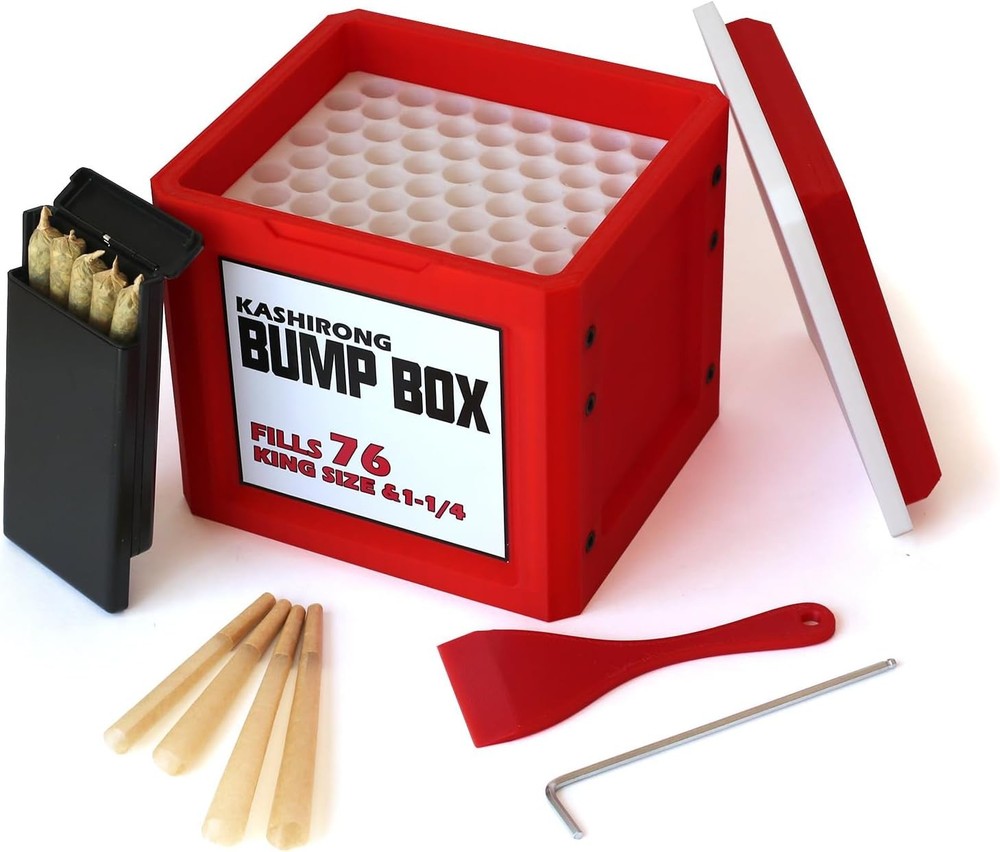 Bump Box - 76 Cone Packer & Filler - Pre-Rolled Machine Stuffer -...