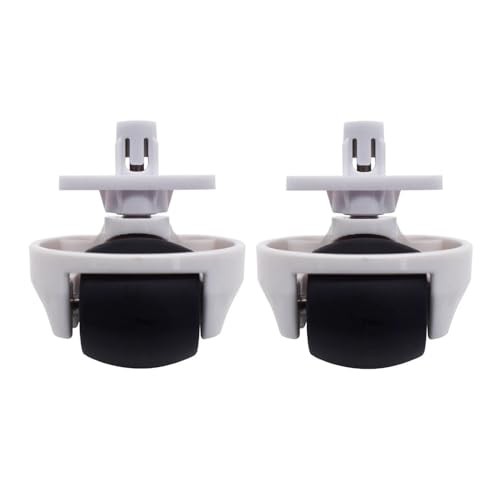 Front Caster Replacement Compatible with Roborock S & E Series – 2 Pack Snap