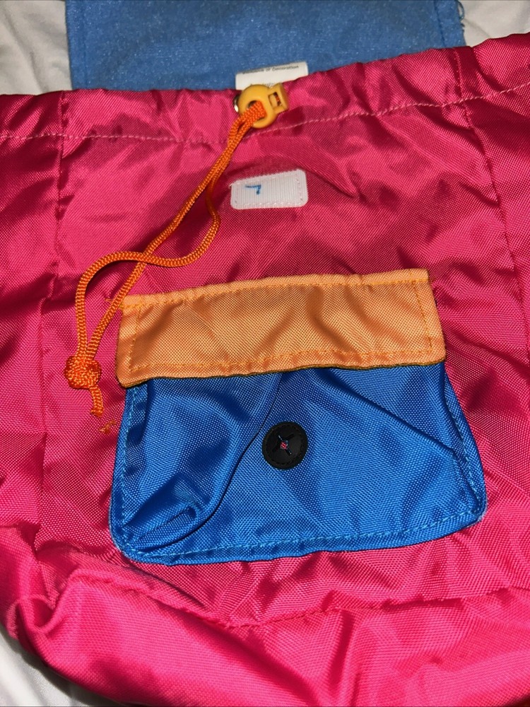 9x9.5 Small 100% Polyester Mini Multicolor Adjustable Straps Backpack