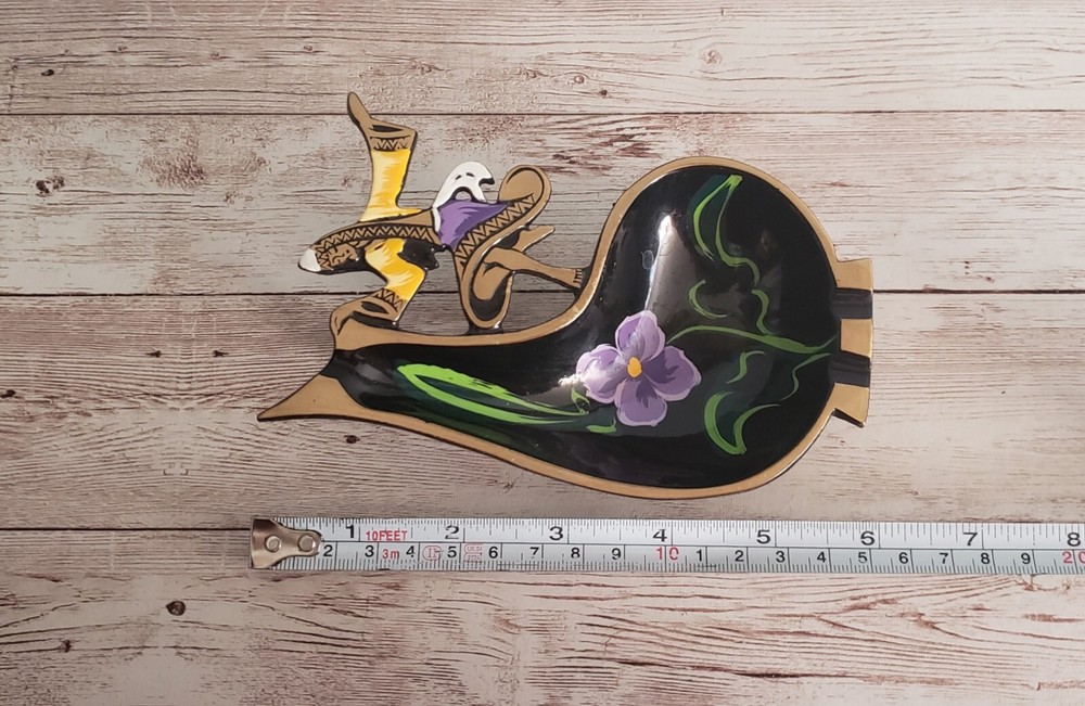 Enamelled Israel Made Unique Ashtray