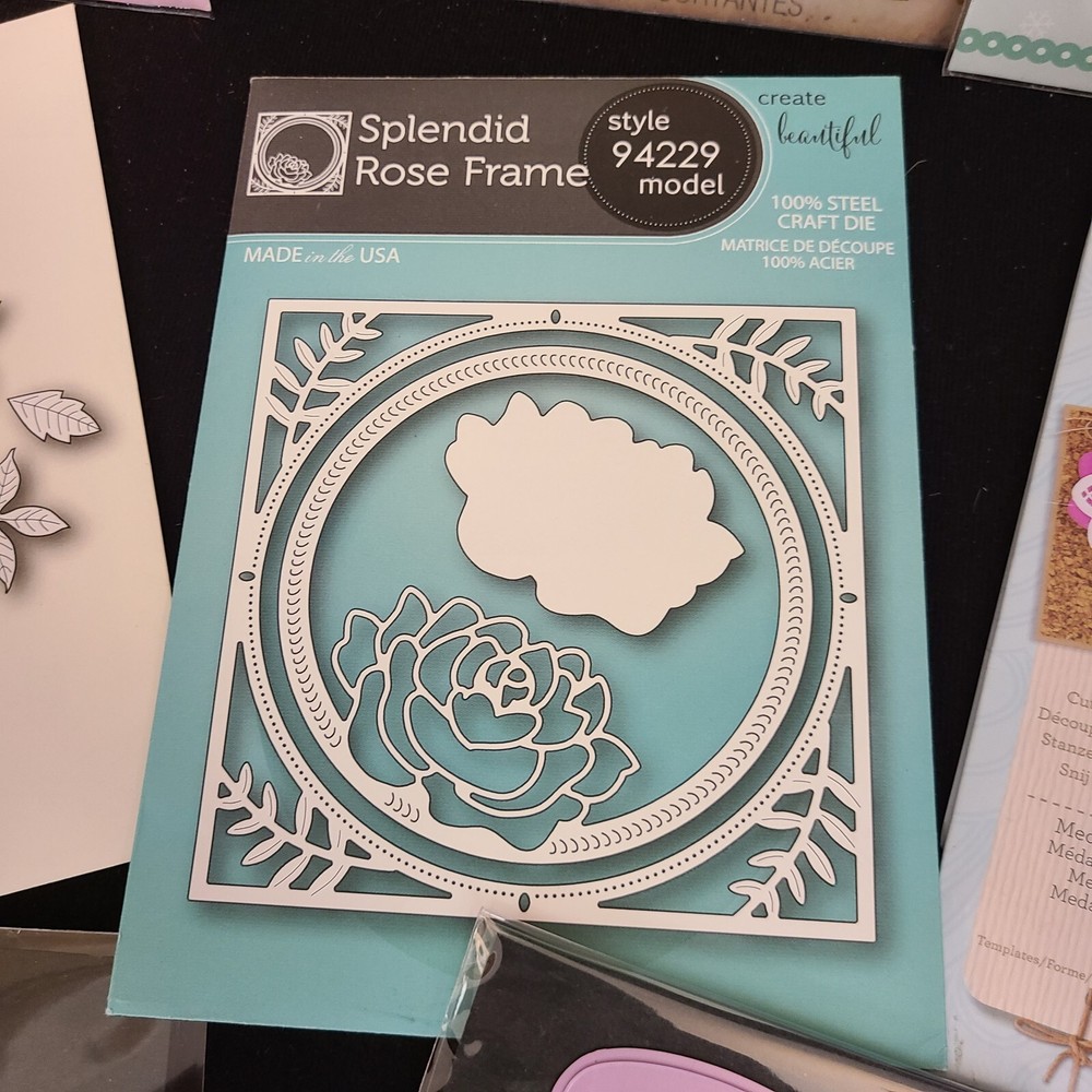 Lot Metal Cutting Dies Sizzix Thinlits Butterfly Noric Xmas Rose Frame Flower