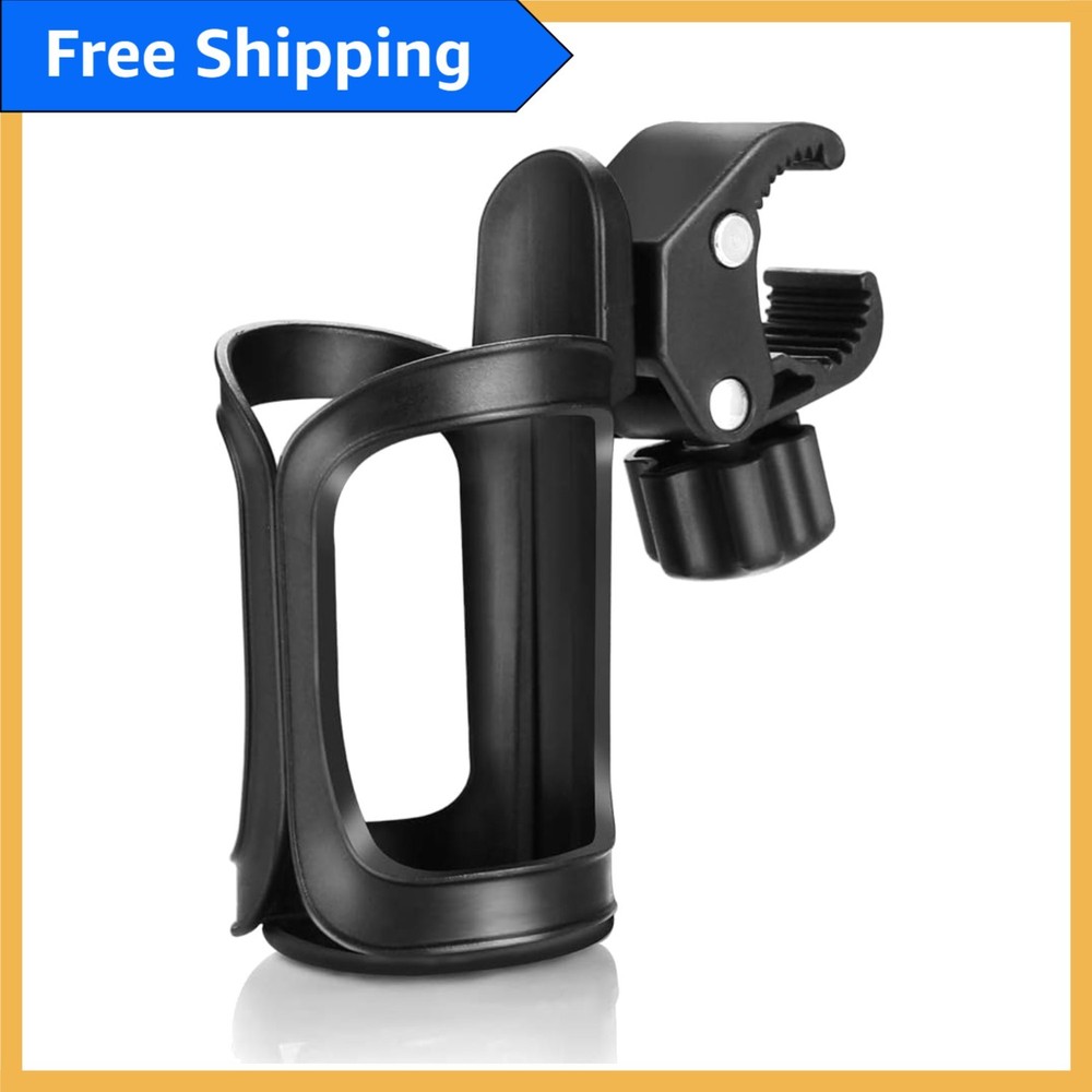 Rotatable Bottle Holder for Strollers, Bikes, and More - Secure and Stylish