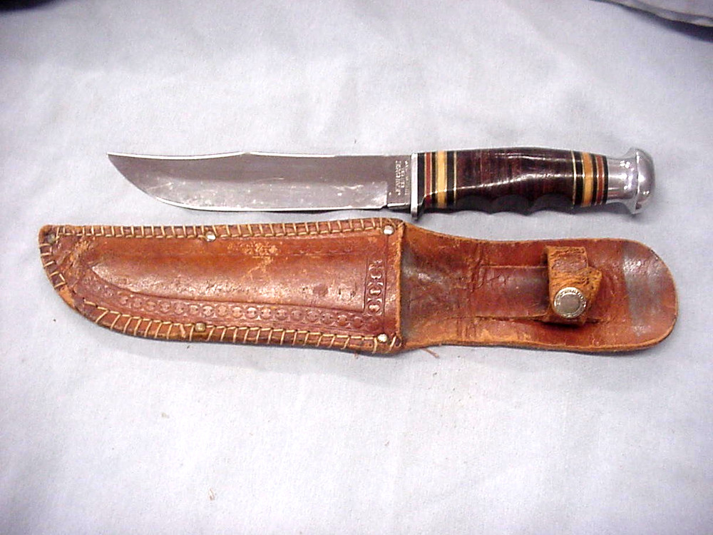 Jean Case Sheath Knife & Sheath Very Nice