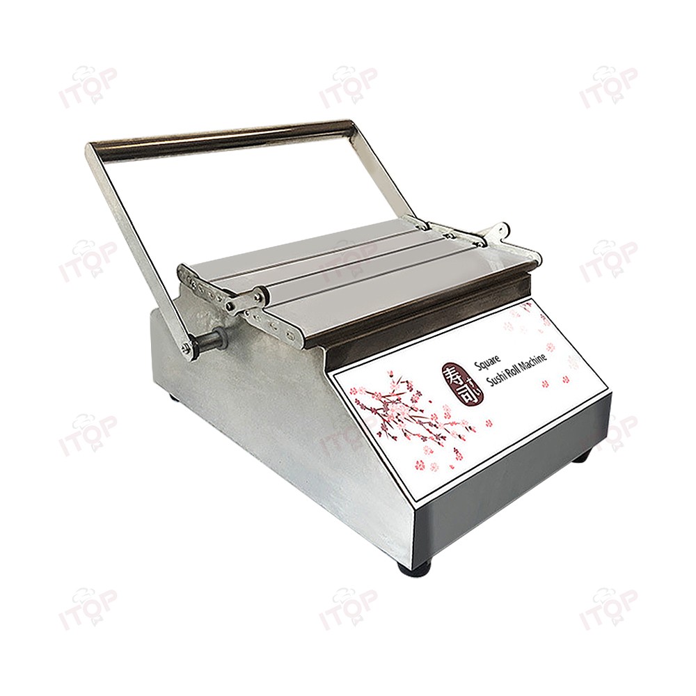 NEW! Round/Square Sushi Roll Making Machine Tabletop Sushi Forming Roller Maker
