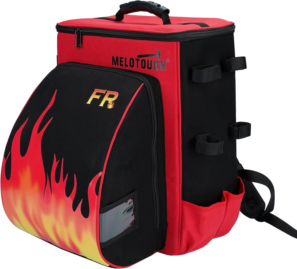 Fire-Resistant Welding Backpack 32.56L - Large Tool & Helmet Storage