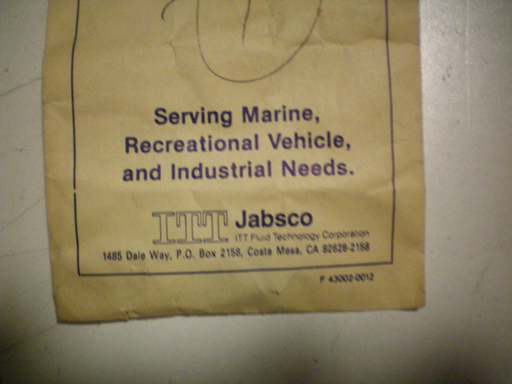 JABSCO #91402-0010 KEY, FREE FREIGHT