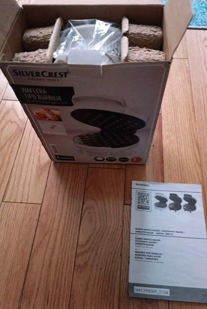 Silvercrest Bubble Waffle Maker HG06272A-US Read