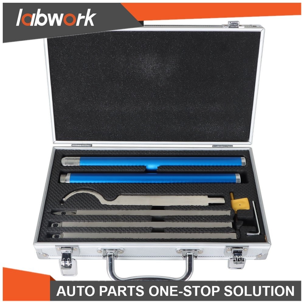 Labwork Carbide Lathe Tool Set Full Size Woodturning Tools 6 Pack 11" With Case