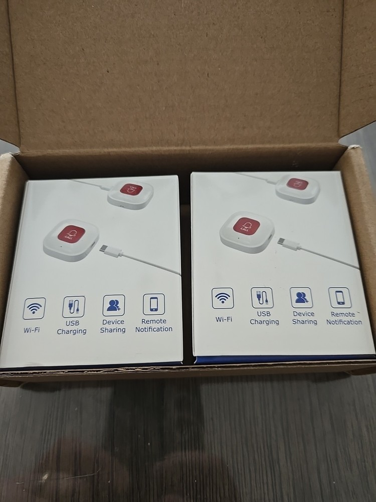 Emergency Call Button / WI-FI – 2 (Pack)App Notification