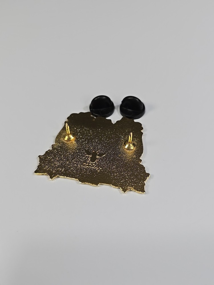 Bees On Hive With Flowers Lapel Pin