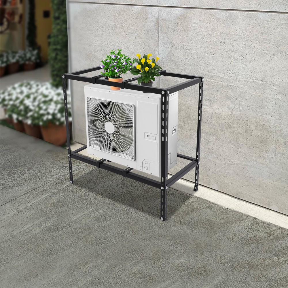 Modern Air Conditioner Unit Support Bracket for Air Conditioner Unit Black