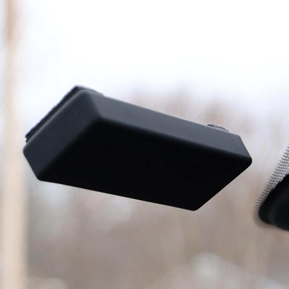 Silicone Skin for the New Rectangular EZ Pass with Interlocking Strips Black