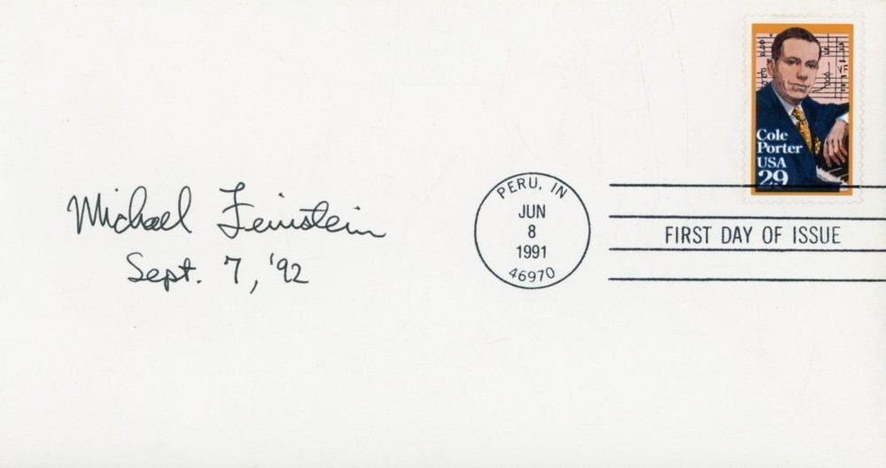 Michael Feinstein- Signed First Day Cover