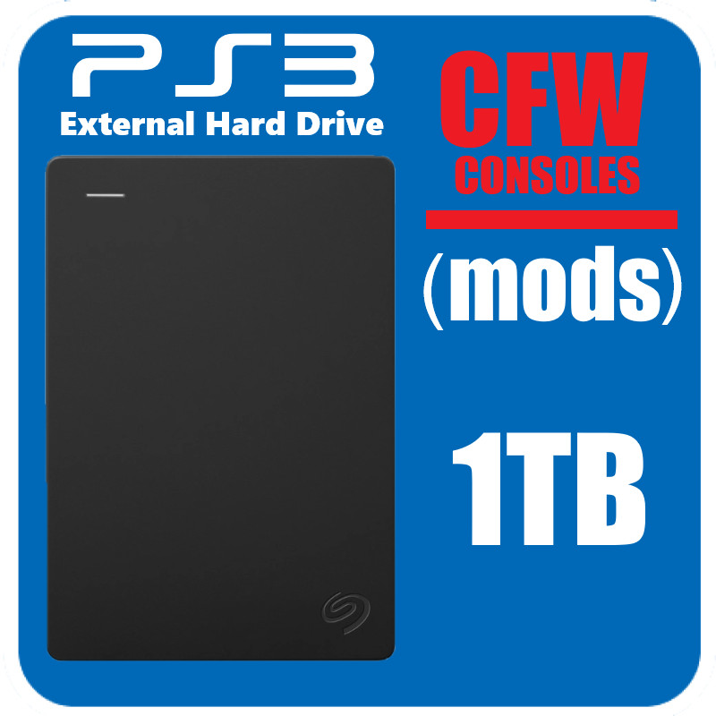 PS3 External Hard Drive 1TB FAT32 format