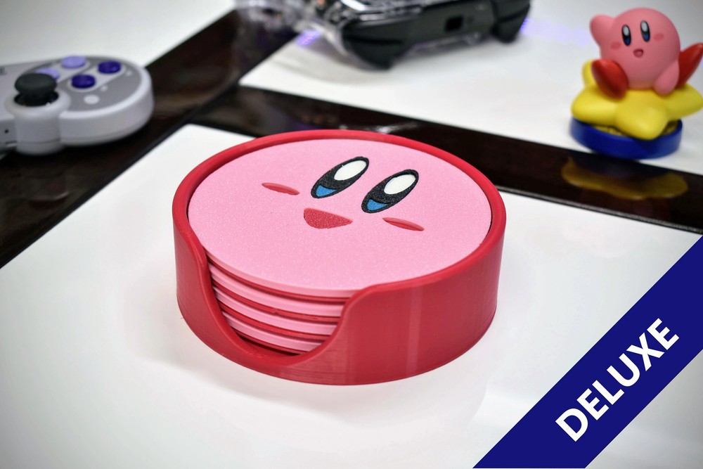 Kirby Coaster Set - 3D Printed