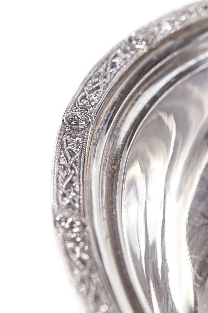 Antique Silver Plated Serving Dish Dates C. 1880