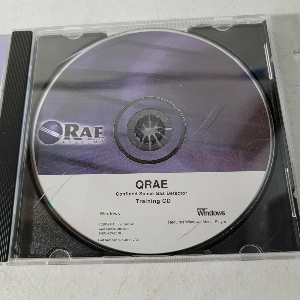 RAE Systems ProRAE Studio II 2 and QRAE Training CD