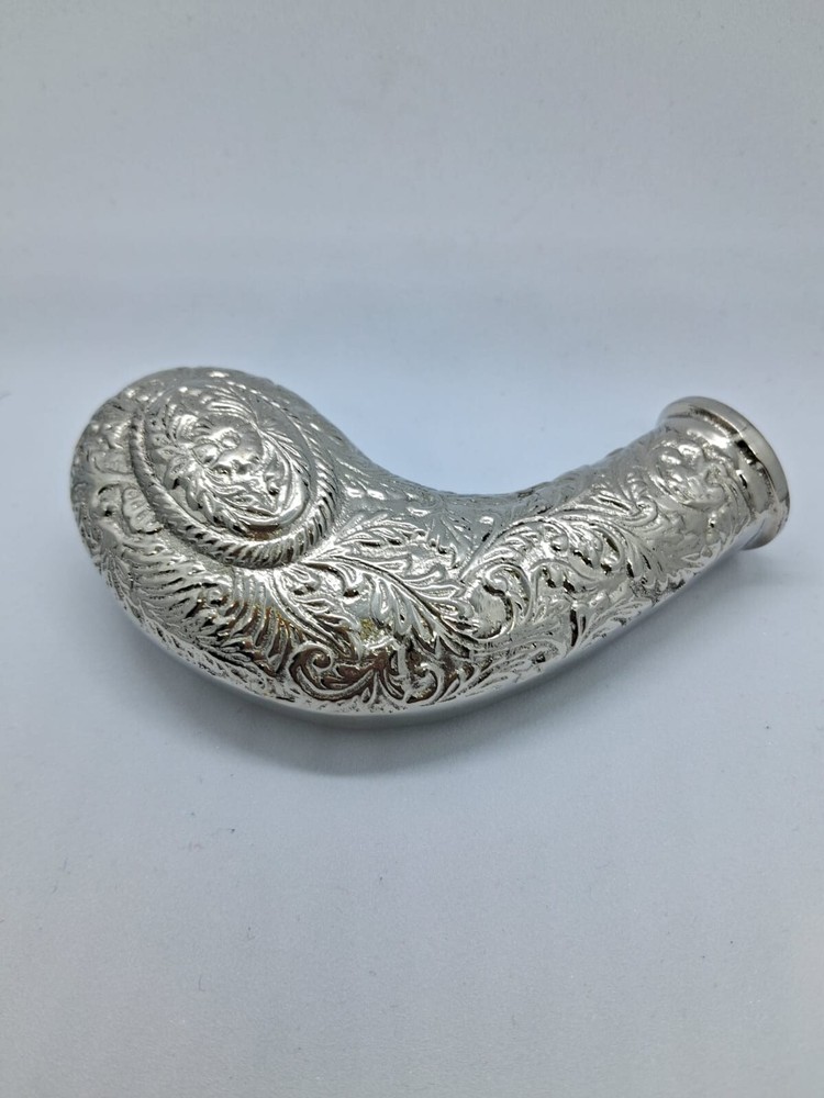 Solid Silver Walking Stick Handle ONLY Victorian Cane HANDLES for Wooden Shaft