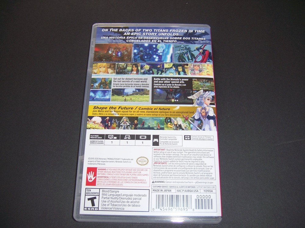 Authentic Replacement Box *Case Only* Switch - Xenoblade Chronicles Definitive