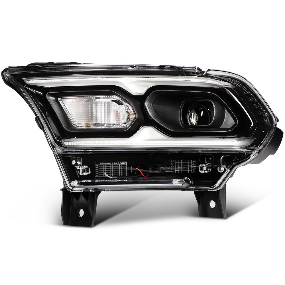 Driver Left Side LED Headlight Assembly For 2021-2024 Dodge Durango Black